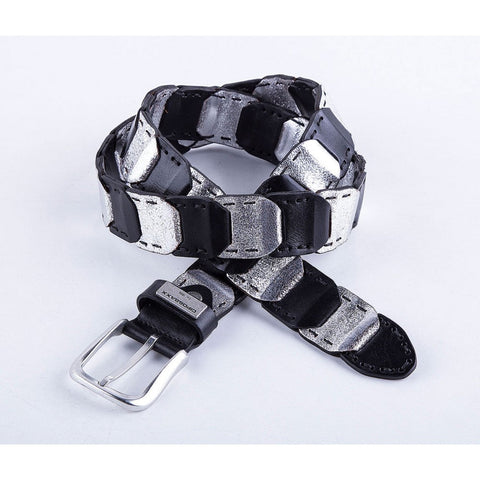 CG104 Men's Leather Belt in Fancy Design