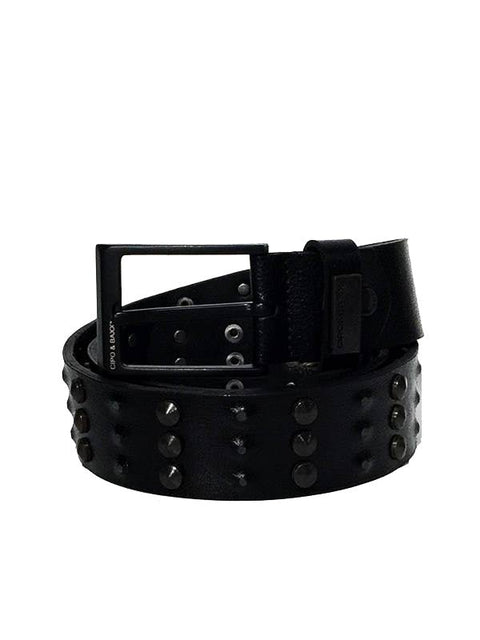 CG122 Men's Leather Belt with Simple Buckle