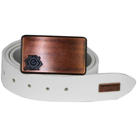 C44857 Men's Leather Belt with Buckle