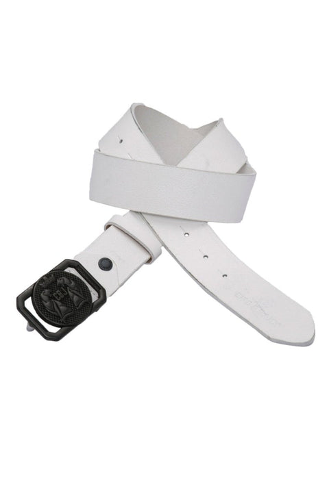 CG145 Leather Sports Men's Belt with Metal Buckle