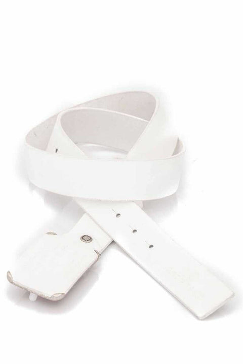CG154 Men's Leather Belt with Big Buckle