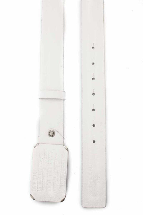 CG154 Men's Leather Belt with Big Buckle