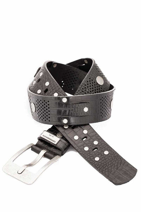 CG158 Riveted Men's Leather Belt