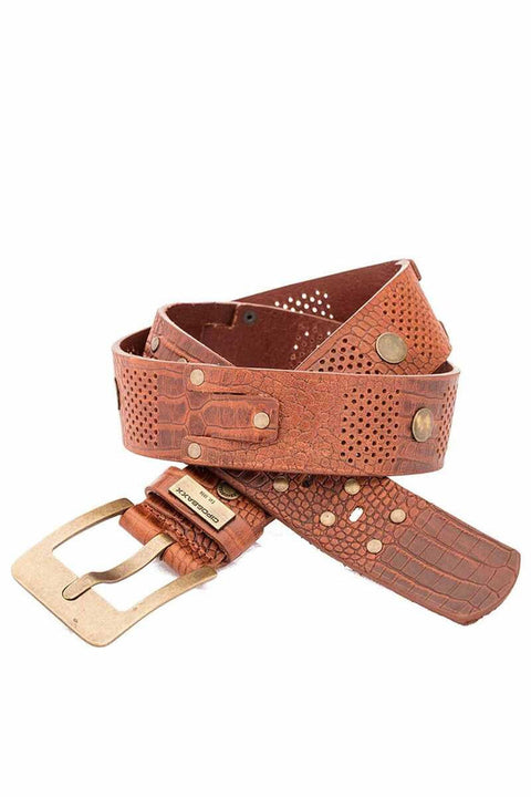 CG158 Riveted Men's Leather Belt