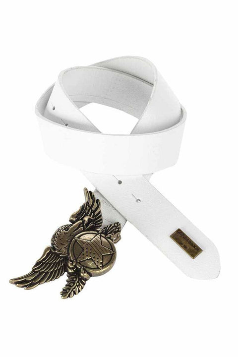 CG169 Eagle Pattern Buckle Leather Men's Belt