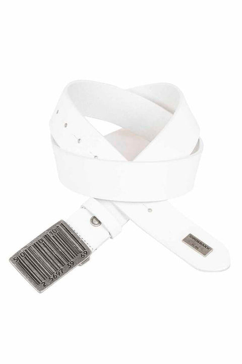 CG201 Leather Belt with Metal Buckle