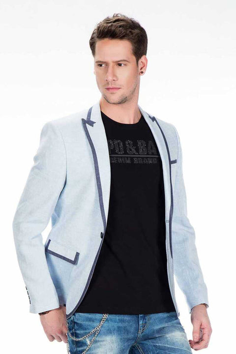 CJ222 Summer Slim Men's Casual Blazer Jacket