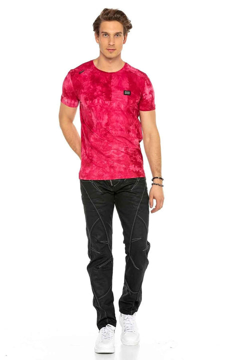 C-0812 Zippered Relax Fit Cut Men's Jeans
