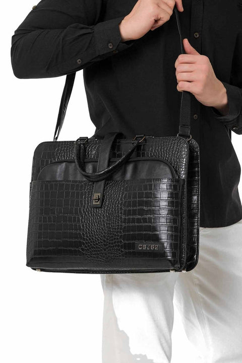 CA143 Briefcase with Shoulder Strap