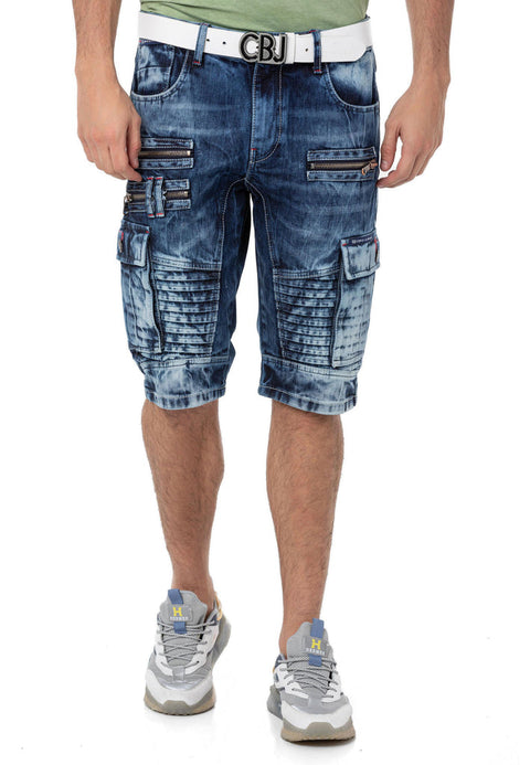 CK295 zip shorts