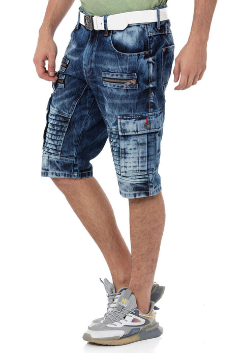 CK295 zip shorts