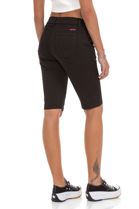 WK186 Modern Cut Women's Capri Shorts