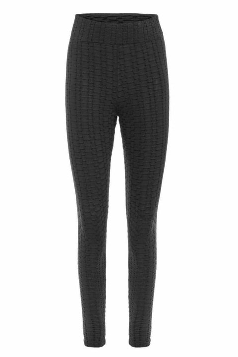 WLR142 Textured Body Tights Sports Set