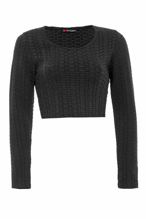 WLR142 Textured Body Tights Sports Set