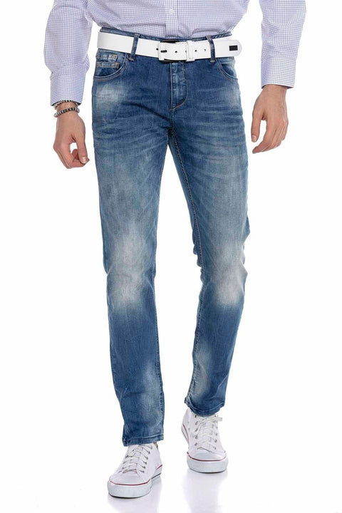 CD319B Light Slim Fit Narrow Leg Men's Jeans