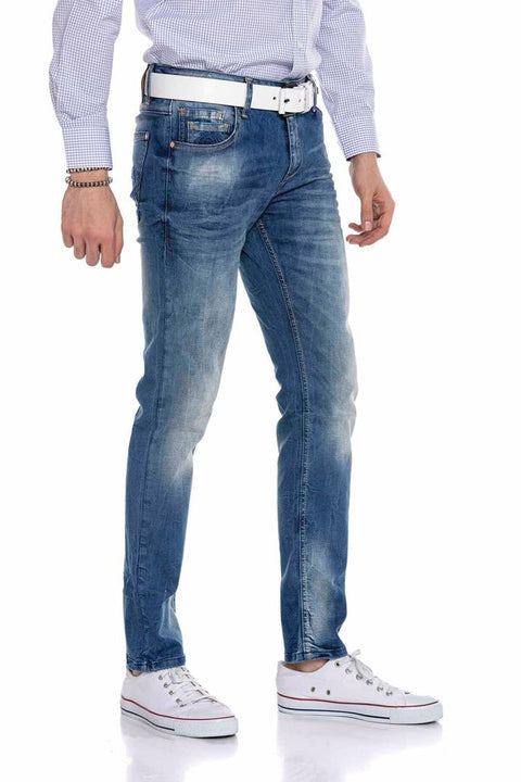 CD319B Light Slim Fit Narrow Leg Men's Jeans