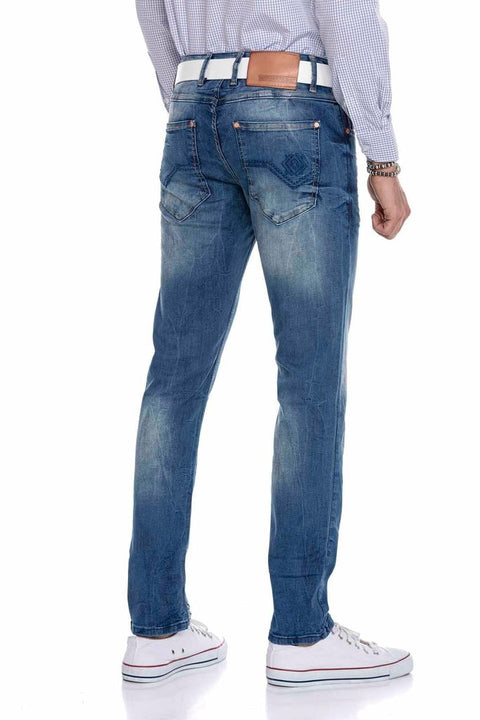 CD319B Light Slim Fit Narrow Leg Men's Jeans