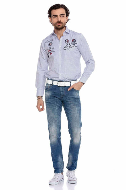 CD319B Light Slim Fit Narrow Leg Men's Jeans