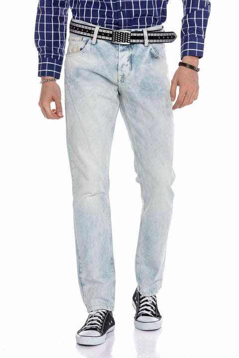 CD319X Ice Blue Skinny Leg Men's Denim Trousers