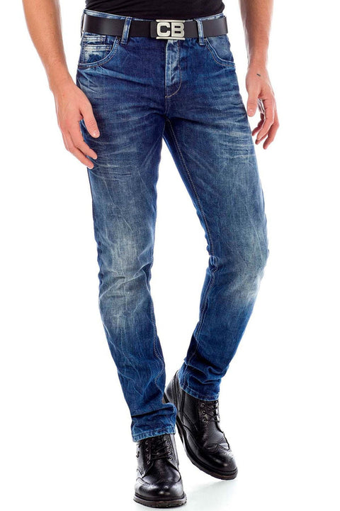 CD319Y Worn Slim Fit Skinny Leg Men's Jeans