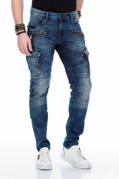 CD369 Live Fast Biker Men's Cargo Pants