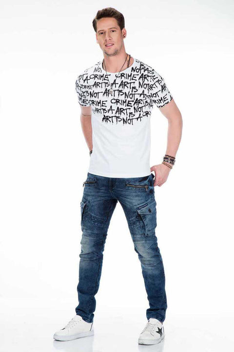 CD369 Live Fast Biker Men's Cargo Pants