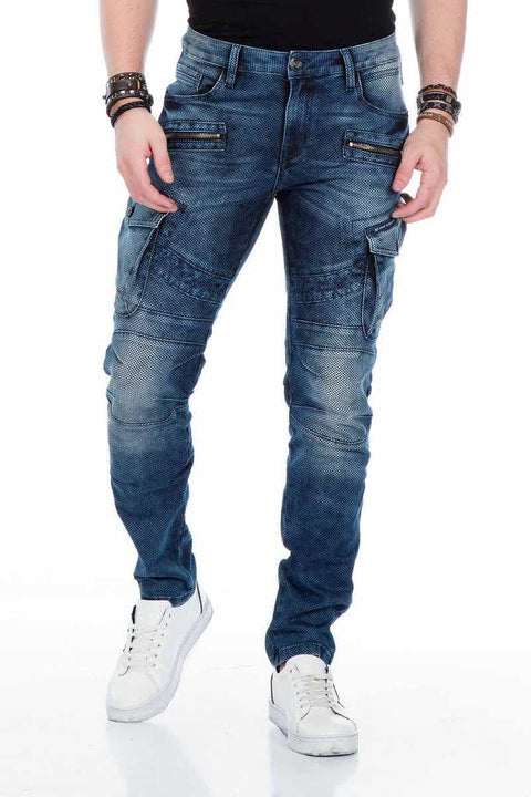CD369 Live Fast Biker Men's Cargo Pants