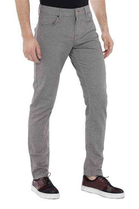 CD372A Slim Fit Cut Narrow Veil Men's Jean Trousers