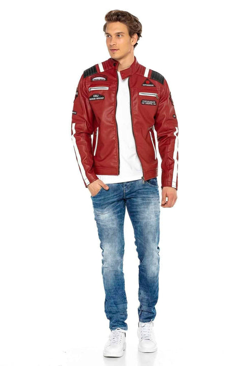 CD394 Slim Fit Washed Fabric Jean Trousers