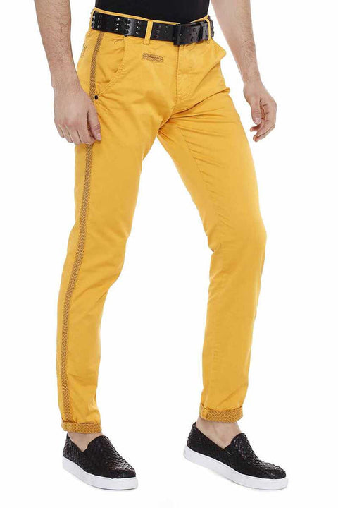 CD511 Pattern Striped Casual Men's Jeans