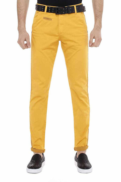 CD511 Pattern Striped Casual Men's Jeans