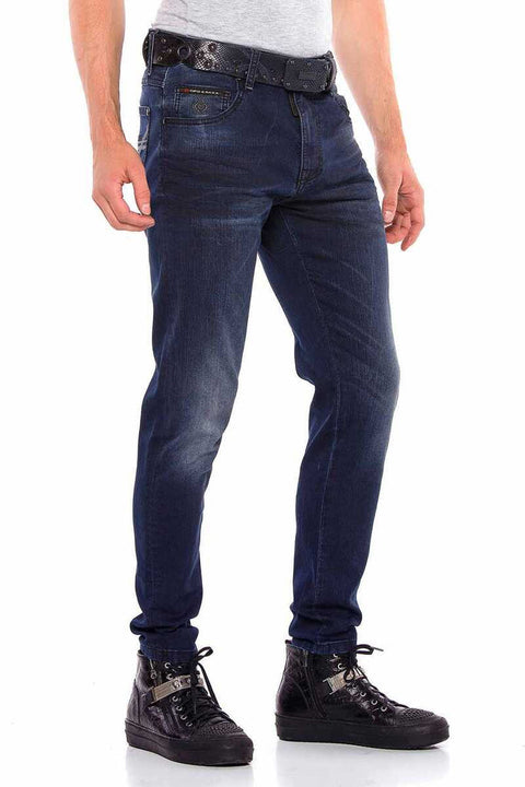 CD540 Basic Pocket Stitched Men's Jeans