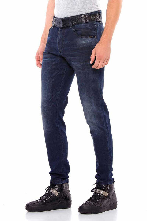 CD540 Basic Pocket Stitched Men's Jeans