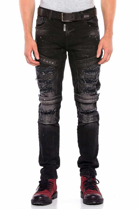 CD555 Slim Cut Basic Men's Jean Trousers