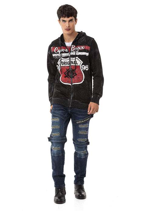 CD555 Slim Cut Basic Men's Jean Trousers