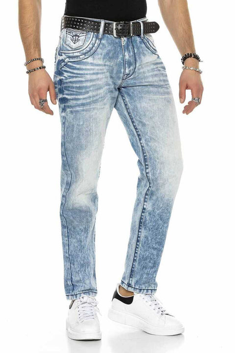 CD616 Pocket Detailed Relax Fit Men's Jean Trousers
