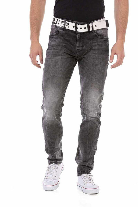 CD712 Basic Slim Fit Men's Jean Trousers