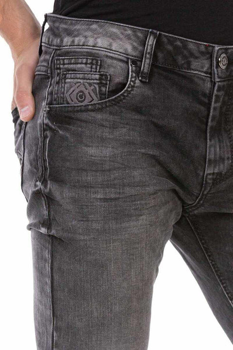 CD712 Basic Slim Fit Men's Jean Trousers