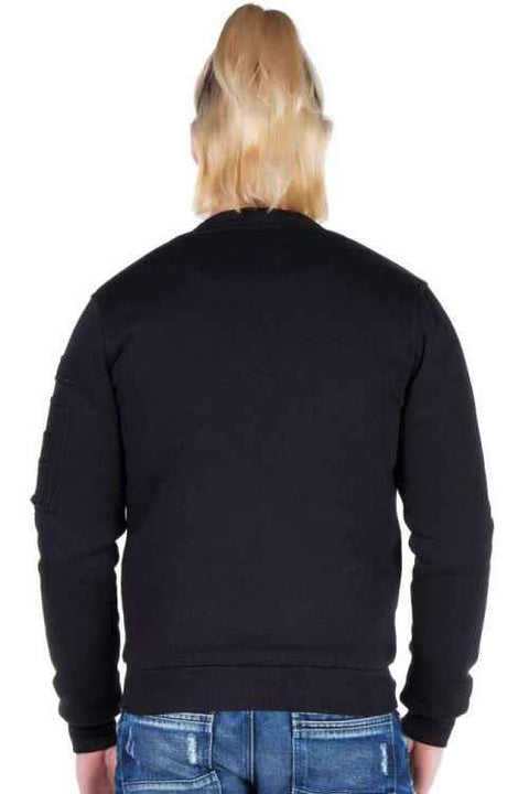 CJ151 College Collar Zippered Short Men's Coat