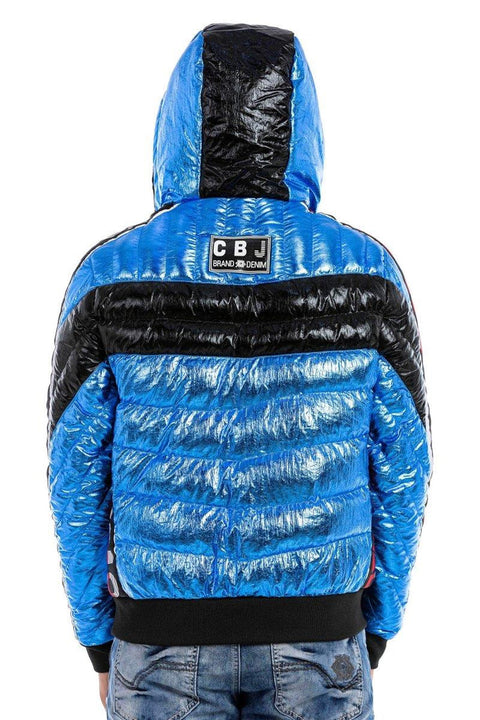 CJ270 Shiny Men's Puffer Jacket