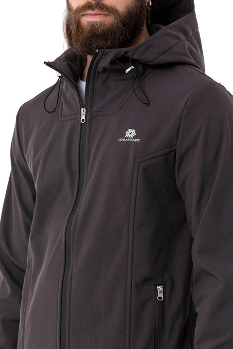 CJ285 Men's Zippered Zip Jacket