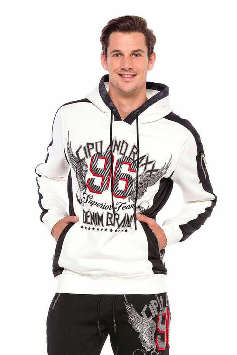 CL358 Printed Embroidered Hoodie Hooded Sweat L