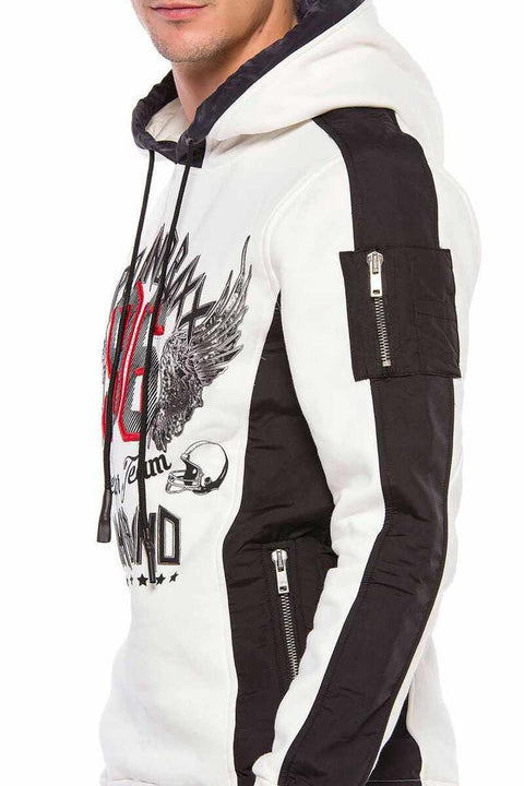 CL358 Printed Embroidered Hoodie Hooded Sweat L