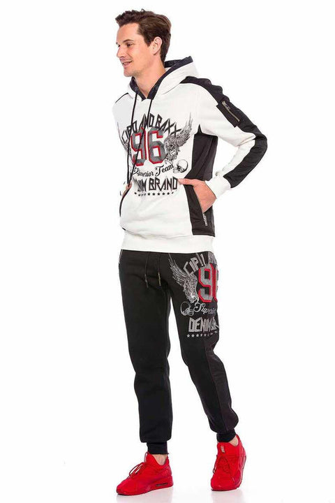 CL358 Printed Embroidered Hoodie Hooded Sweat L