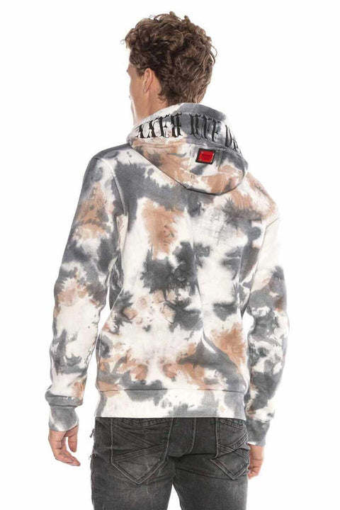 CL405 Skull Head Gothic Pattern Hooded Sweatshirt