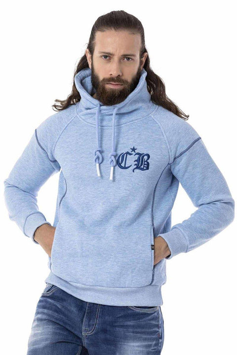 CL529 Jumbo Collar Winter Sweatshirt