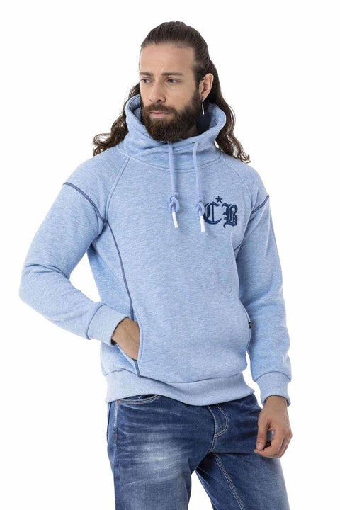 CL529 Jumbo Collar Winter Sweatshirt