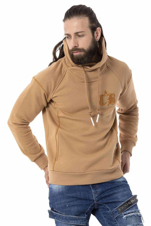 CL529 Jumbo Collar Winter Sweatshirt