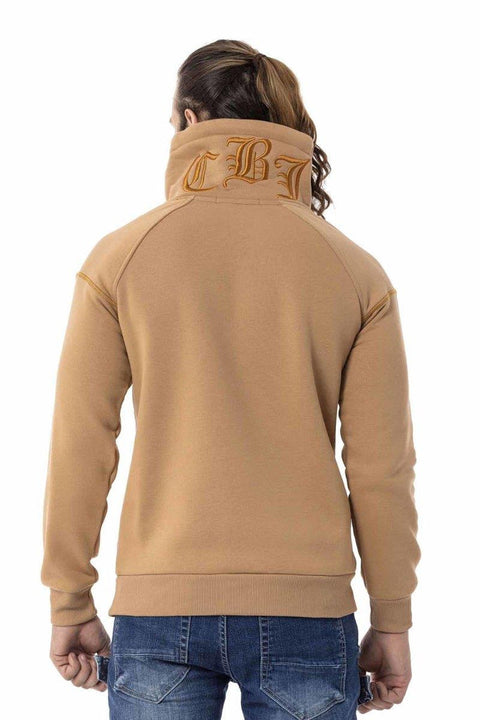 CL529 Jumbo Collar Winter Sweatshirt
