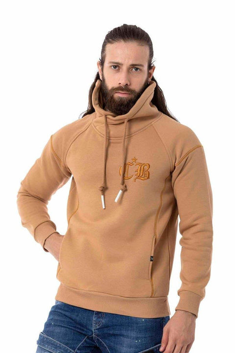 CL529 Jumbo Collar Winter Sweatshirt